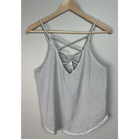 Vimmia Trellis Tank in Ivory Stripe Size Small Active Outdoor Strappy Sexy Wm’s - Picture 1 of 6